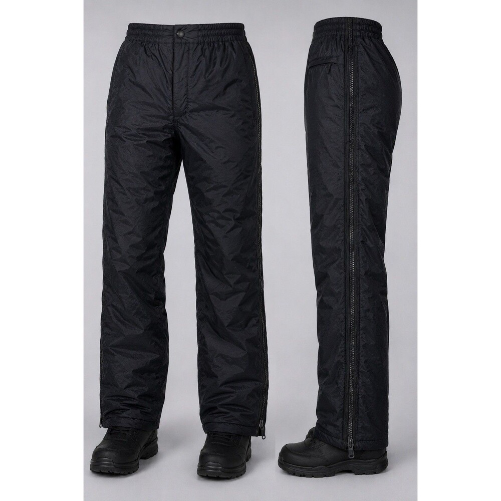 Obermeyer Size Large Tundra Mens Insulated Ski Snow Pants Full Side Zip Black